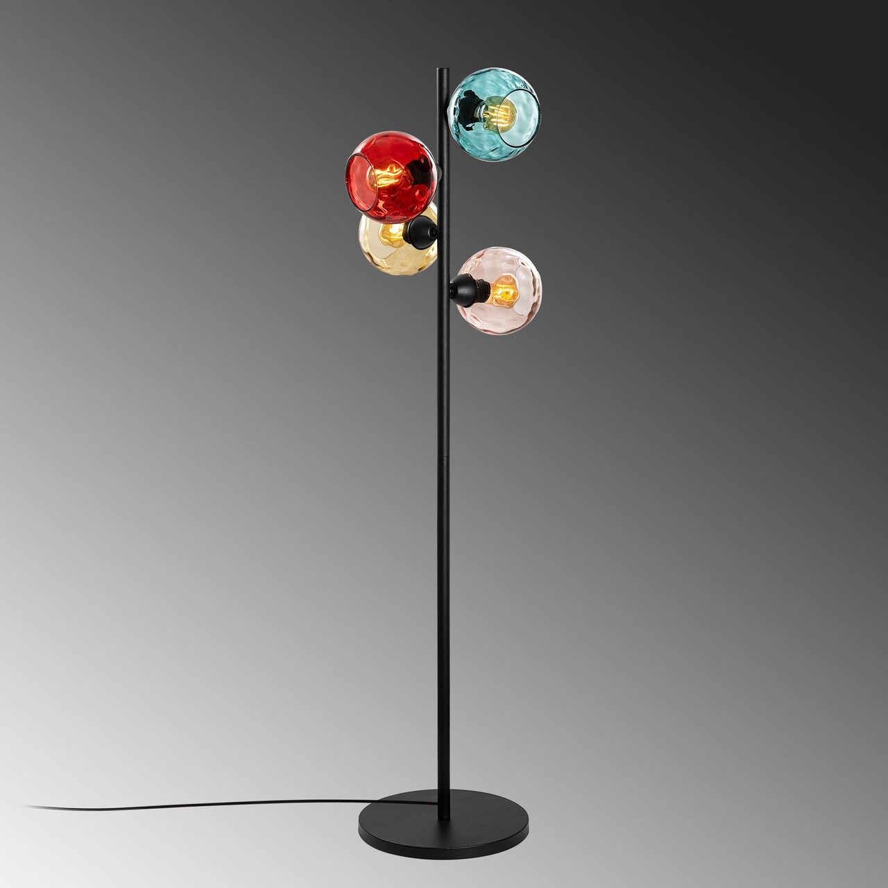 Lampadar, L'essentiel Maison, 521SHN3645, Multicolor / Negru - view 6