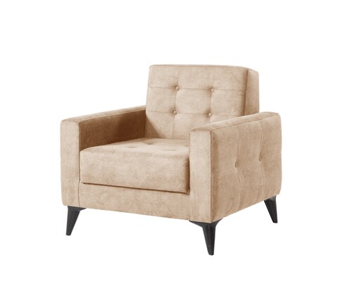 Fotoliu Cinar Berjer, Pandia Home, 86x80x80 cm, lemn, crem 86x80x80 imagine model 2022