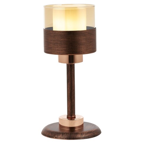 Lampa de masa, ml-4288-1cpr, avonni, 16 x 36 cm, 1 x e27, 60w, cupru