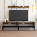 Comoda TV, Hommy Craft, Istanbul, 180x47x35 cm, Nuc / Antracit