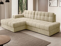 Coltar extensibil stanga 3 locuri ELTAP, LT-04MO, Blezalt, 240x150x82 cm, lemn/poliester, bej