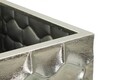 Set 3 ghivece / vase decorative Argy, Mauro Ferretti, 38.1x38.1x90.8 cm, fier, argintiu