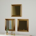 Set de oglinzi, Siam, Otto, MDF , Auriu