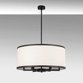 Lustra, Fulgor, 942FLG1643, Metal, Alb/Negru