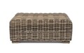 Masuta de cafea pentru gradina Coraline, Bizzotto, 83 x 83 x 34 cm, uminiu/fibra sintetica, gri