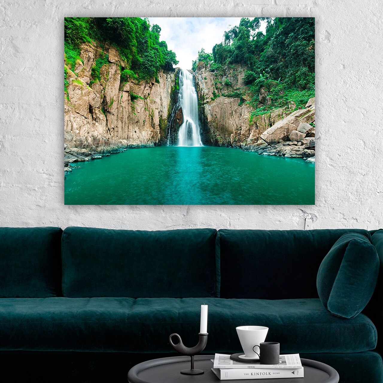 Tablou decorativ 166890662_70100 Cadru: 100% LEMN (grosime: 3 cm) Multicolor