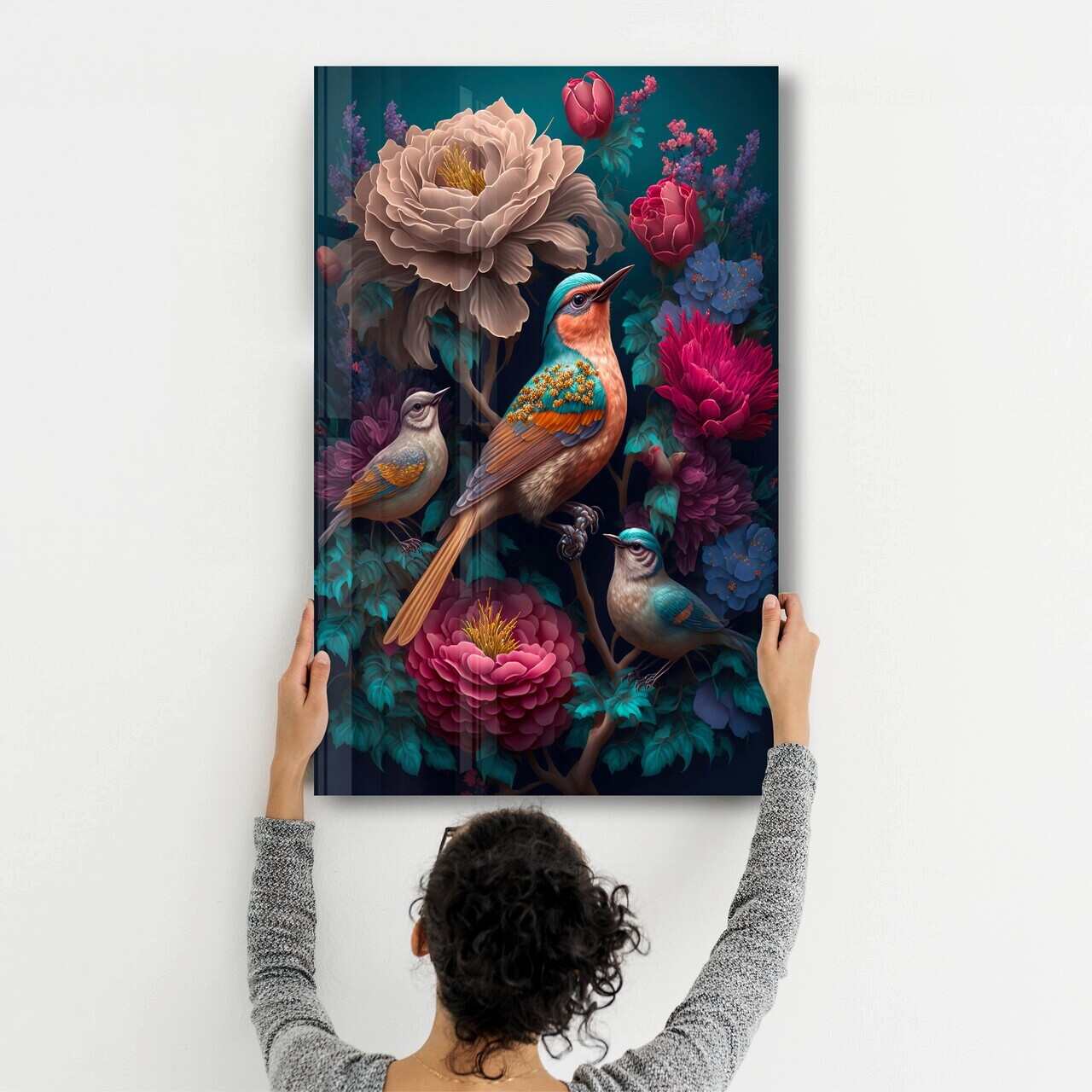Tablou decorativ, SPR-1310, Dimensiuni: 70 x 110 cm, Multicolor — imaginea 2