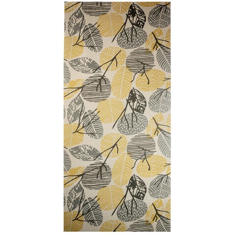 Traversa pentru hol Susy Leaf, Decorino, 67×150 cm, polipropilena, crem/bej Covoare