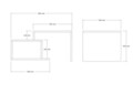 Masuta de cafea, Asse Home, Holly, 80x40x50 cm, Maro