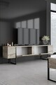 Comoda TV, Bexley, Luxe, Travertin / Negru