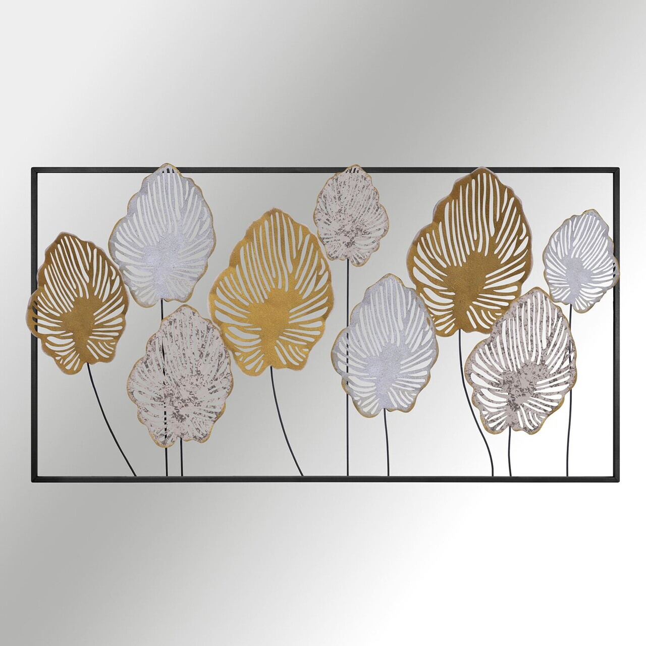 Decoratiune de perete, Melo, Metal, Grosime: 0,6 mm, Multicolor — imaginea 7