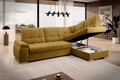 Coltar extensibil dreapta 3 locuri ELTAP, RT-45NU, Sado, 272x192x95 cm, lemn/poliester, mustar