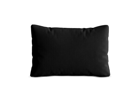 Perna decorativa, Dreamy, Micadoni Home, 55x10x40 cm, catifea, negru