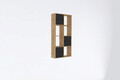 Corp biblioteca, Puqa Design, Ena, 77.8x151.4x22 cm, PAL, Safir / Antracit