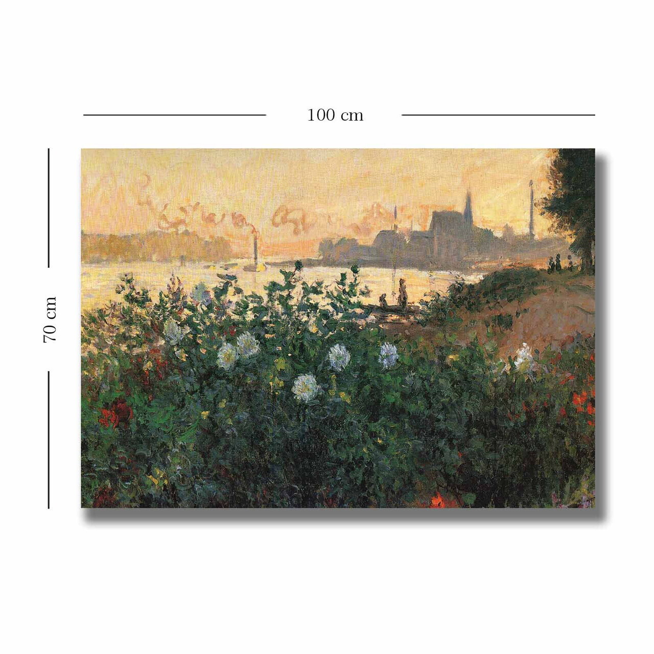 Tablou decorativ, 70100MONET022, Lemn, Multicolor — imaginea 3