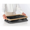 Cos de rufe / cos depozitare, pliabil, Brabantia, Linn, 40 L, 36x54x26.5 cm, textil, negru piper
