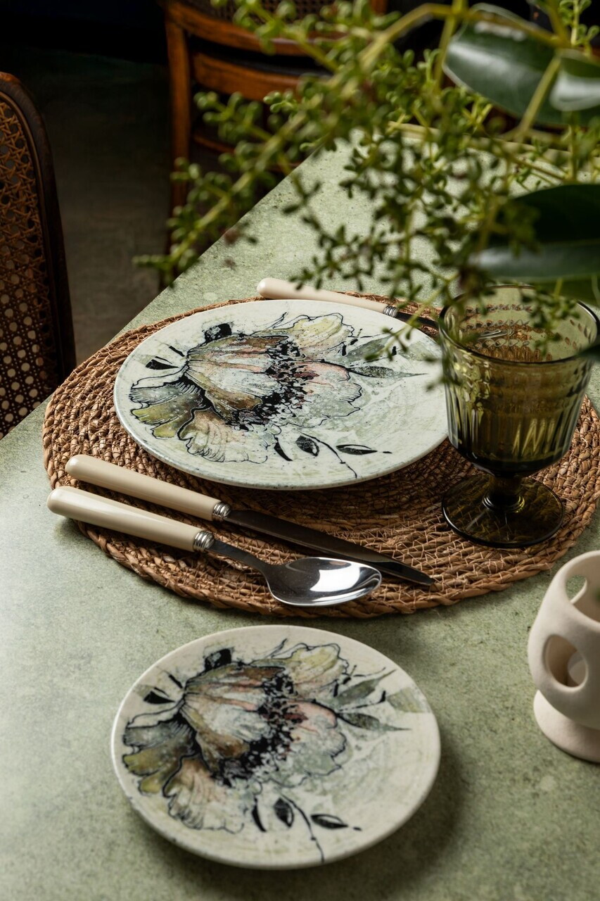 Set farfurii pentru desert Hermia 667PRS1501 PORŢELAN Multicolor