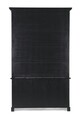 Biblioteca cu scara Jefferson, Bizzotto, 143.5x40.6x233.7 cm, lemn de mango, negru