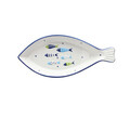 Platou Relief Aquatic, Tognana Porcellane, 30.5 cm, ceramica, multicolor