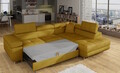 Coltar extensibil dreapta 4 locuri, ELTAP, Anton, 272x203x85 cm, lemn/poliester, mustar