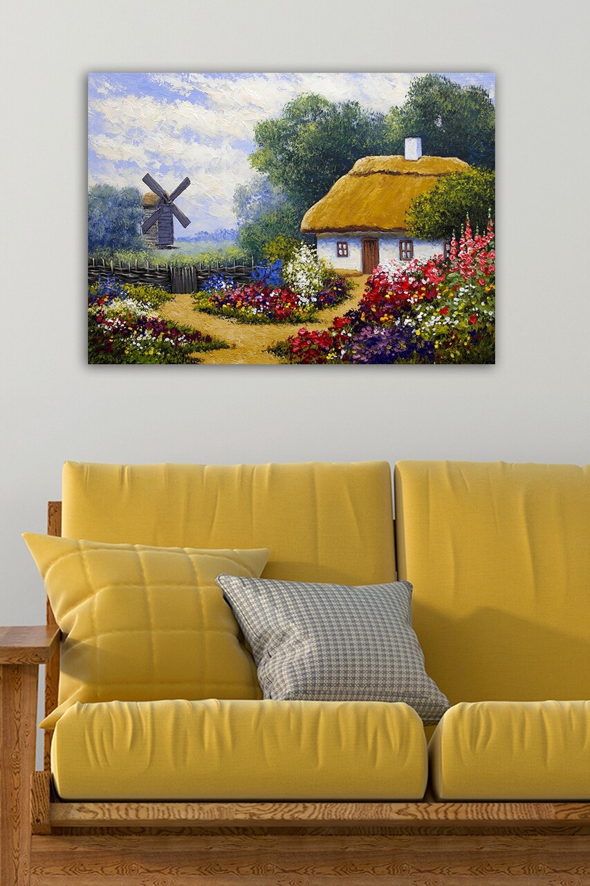 Tablou decorativ 1302719917-5070 Cadru: 100% LEMN (grosime: 3 cm) Multicolor