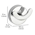 Suport pentru prosoape, Wenko, Vacuum-Loc®, 6.5 x 4 x 6 cm, metal
