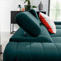 Coltar extensibil dreapta 3 locuri ELTAP, RT-76MO, Grayson, 278x205x92 cm, lemn/poliester, verde