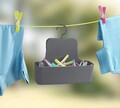 Suport depozitare accesorii dus, Wenko, Barcelona, 26 x 9 x 24 cm, plastic, antracit