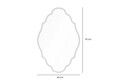 Oglinda decorativa, Lumisfera, Axis 45 x 70, 45x70 cm, Cadru MDF, Negru