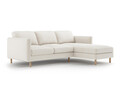 Coltar dreapta 3 locuri, Eden, Micadoni, 250x150x90 cm, catifea, bej