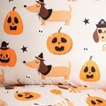 Lenjerie de pat King Size, Ghost Town, Homla, 3 piese, 200x220 cm, microfibra din poliester, multicolor
