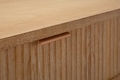 Consola Gothenburg, Mauro Ferretti, 110x40x80 cm, lemn de brad/MDF/fier, maro
