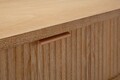 Consola Gothenburg, Mauro Ferretti, 110x40x80 cm, lemn de brad/MDF/fier, maro