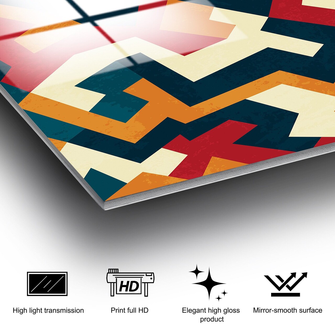 Tablou decorativ, UV-821, Dimensiune: 50 x 50 cm, Multicolor - view 9