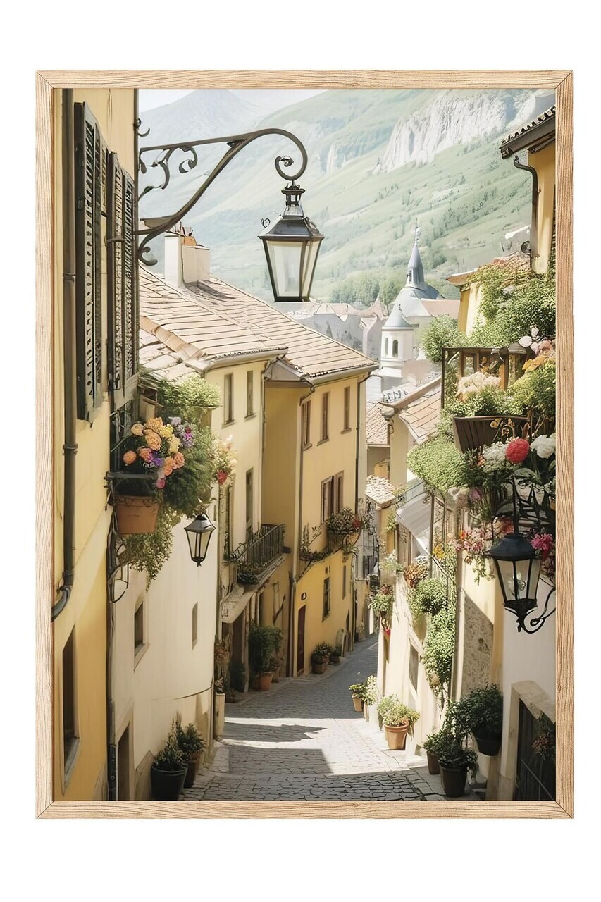 Tablou decorativ, 108325, Lemn masiv, Sticla PVC, Multicolor - view 2