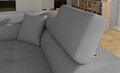Coltar extensibil stanga 4 locuri, ELTAP, Anton, 272x203x85 cm, lemn/poliester, gri