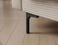 Canapea extensibila 3 locuri ELTAP, Roneyy, 212x89x86 cm, lemn/poliester, bej deschis