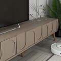 Comoda TV, Hommy Craft, Lyon 43, 180x43x35 cm, PAL, Atlas / Aur