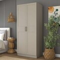 Dulap pentru haine, Hanah Home, BA291, 90x210x57.5 cm, Gresie