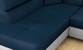 Coltar extensibil stanga 4 locuri, ELTAP, Anton, 272x203x85 cm, lemn/poliester, bleumarin/gri