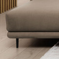 Coltar extensibil stanga 4 locuri ELTAP, LT-20NU, Dalia, 289x190x95 cm, lemn/poliester, maro deschis