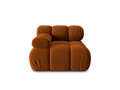 Modul stanga pentru canapea, 1 loc, Bellis-51, Micadoni Home, 94x94x70 cm, catifea, teracota