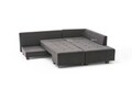 Coltar extensibil pe dreapta Manama, Balcab Home, 280x206x85 cm, lemn, antracit
