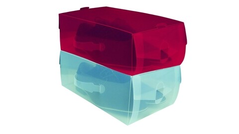 Set 2 cutii pentru incaltaminte comfort, arranger, 34x21 cm