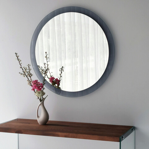 Oglinda decorativa, Neostill, Aqua A346, 65×65 cm, Fumuriu mezoni.ro