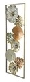 Decoratiune de perete Leaf, Mauro Ferretti, 31.5 x 90 cm, fier, multicolor