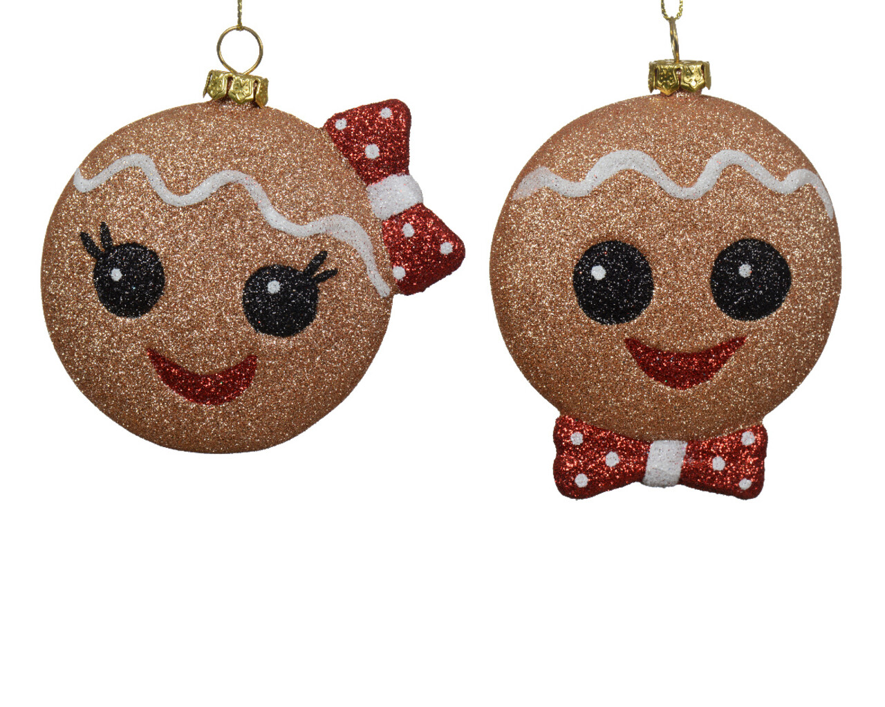 Glob Gingerbread Girl, Decoris, 8x3x9.1 cm, plastic, maro - 1 | YEO