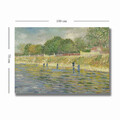Tablou decorativ, 70100VANGOGH049, Canvas, Lemn, Multicolor