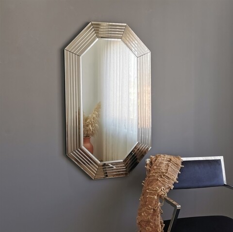 Oglinda decorativa A312D, Neostill, 60 x 100 cm, bronz