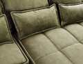 Coltar extensibil dreapta 4 locuri ELTAP, RT-33TOS, Campo, 265x196x88 cm, lemn/poliester, verde olive